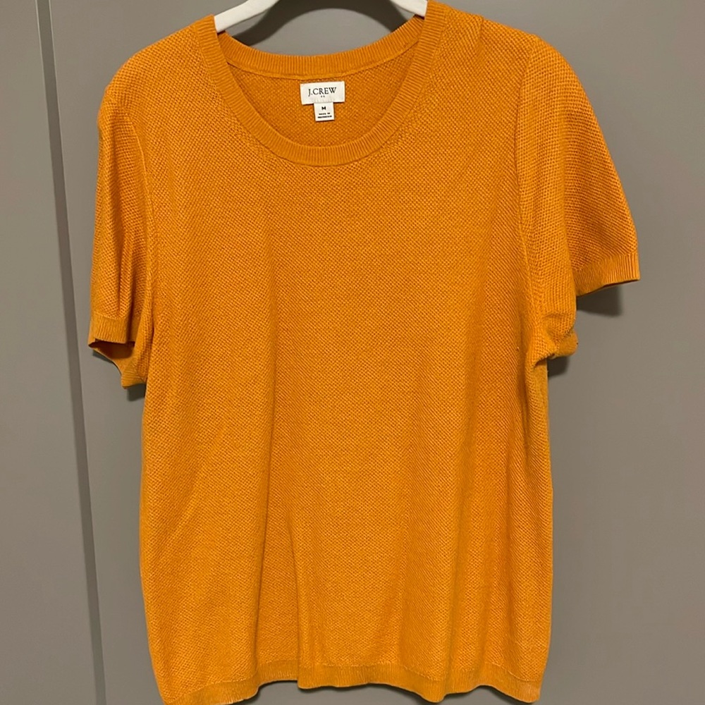 J. Crew Factory T-Shirt Sweater - Orange